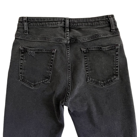 Sandro Paris Opéra High-Rise Frayed Straight-Leg Jeans Distressed Ankle … - Picture 14 of 17